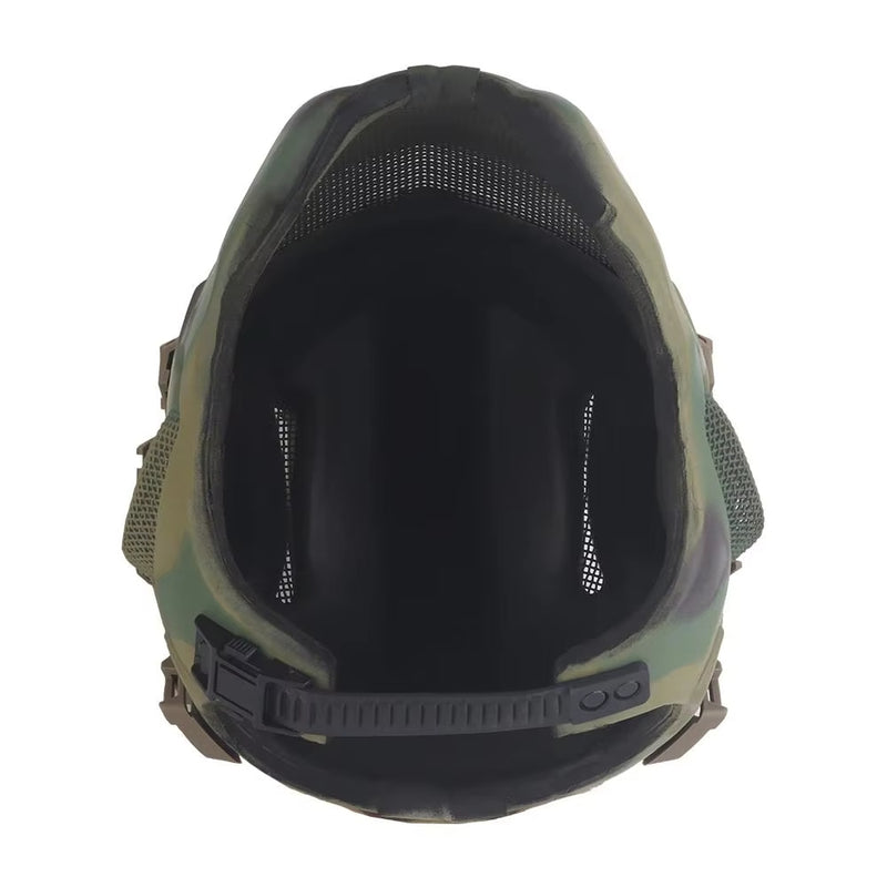 Lightweight EVA Tactical Helmet Hunting Airsoft Steel Mesh Mask