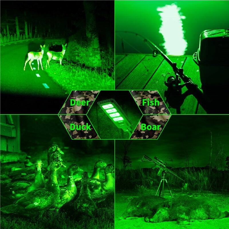 Powerful Solar Green Feeder Light Hunting 25,000 Lumens Outdoor
