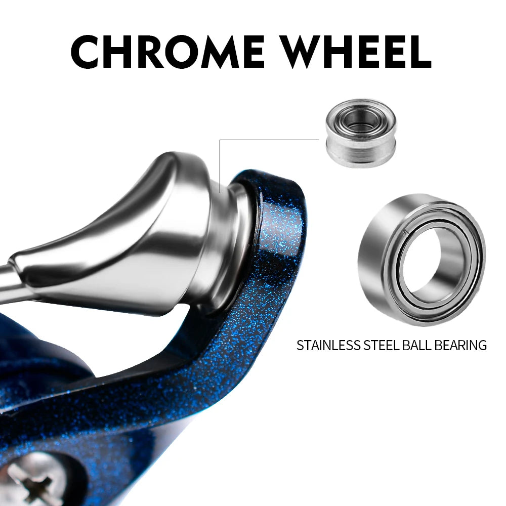Metal Spinning Reel 5.2:1 High Speed Sea Fishing Gear