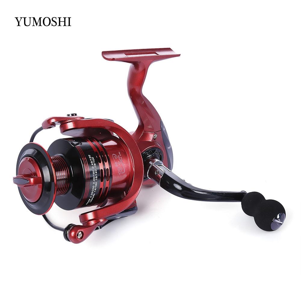 13+1BB Metal Spinning Reel Aluminum Spool Foldable Handle
