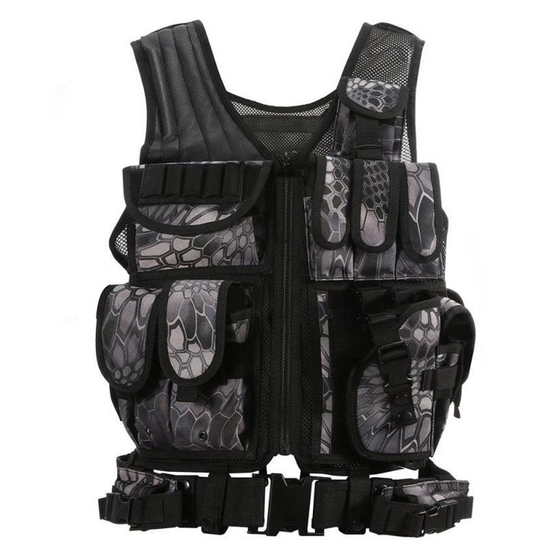 Tactical Military Combat Vest Molle Plate Carrier Airsoft Hunting