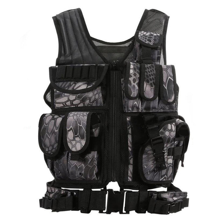 Tactical Military Combat Vest Molle Plate Carrier Airsoft Hunting