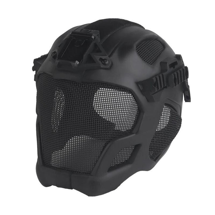 Lightweight EVA Tactical Helmet Hunting Airsoft Steel Mesh Mask