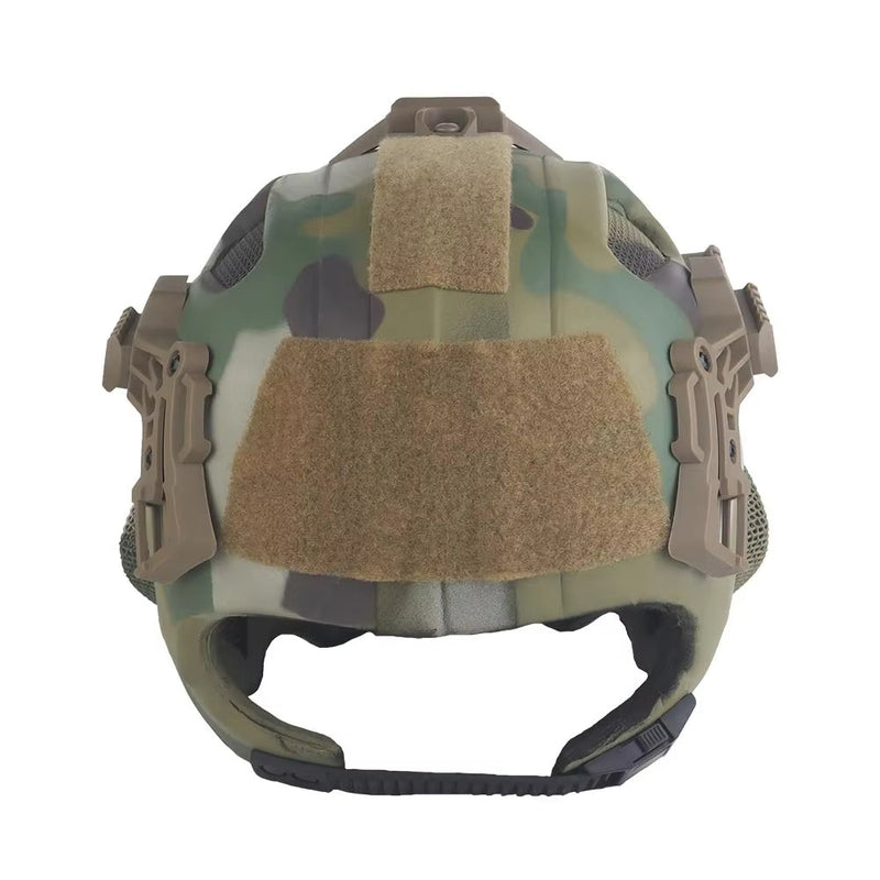 Lightweight EVA Tactical Helmet Hunting Airsoft Steel Mesh Mask