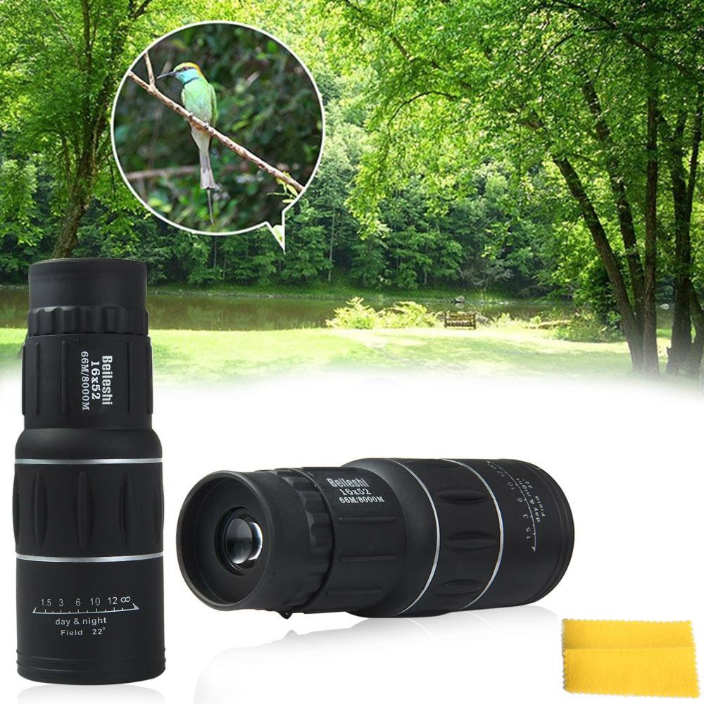 16x52 Dual Focus Monocular Spotting Telescope Zoom Hunting Scope