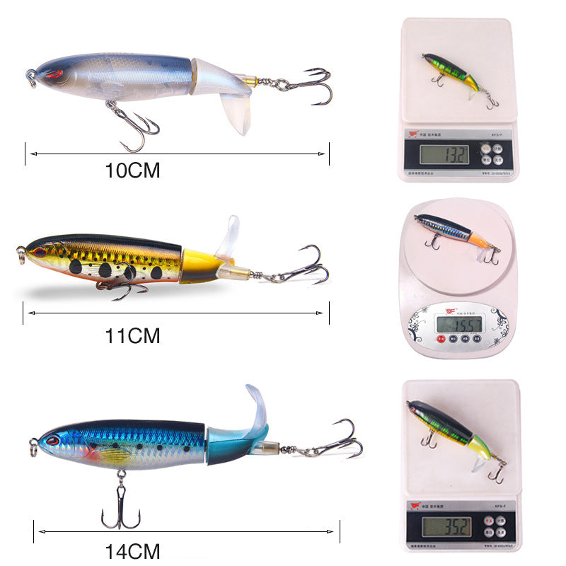 Luya Propeller Bait 15g 11cm Floating Pencil Fishing Lure
