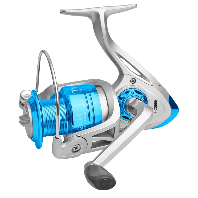FA1000-6000 Spinning Reel Metal Spool 8KG Drag High Speed