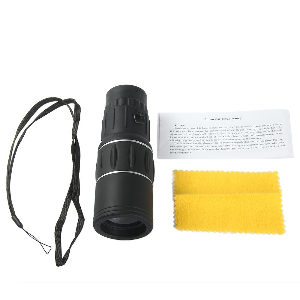 16x52 Dual Focus Monocular Spotting Telescope Zoom Hunting Scope