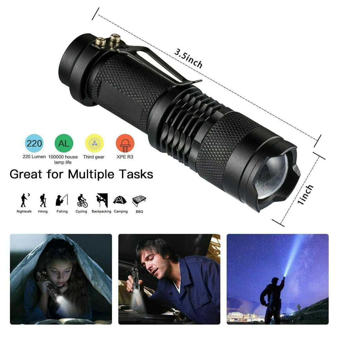 14-in-1 Outdoor Emergency Survival Kit Camping Tactical EDC Tools