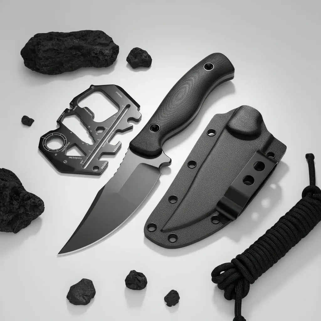 Fixed Blade Hunting Knife for Camping & Survival Super Sharp