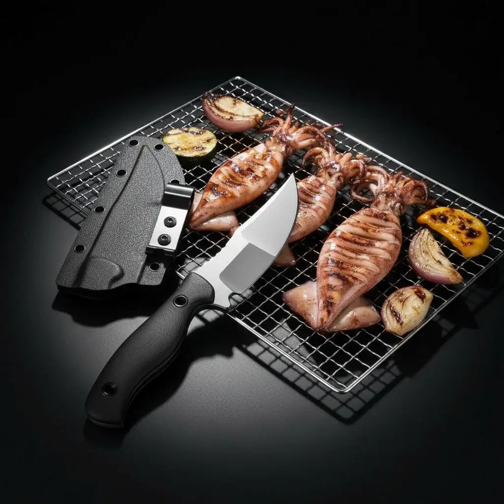 Fixed Blade Hunting Knife for Camping & Survival Super Sharp