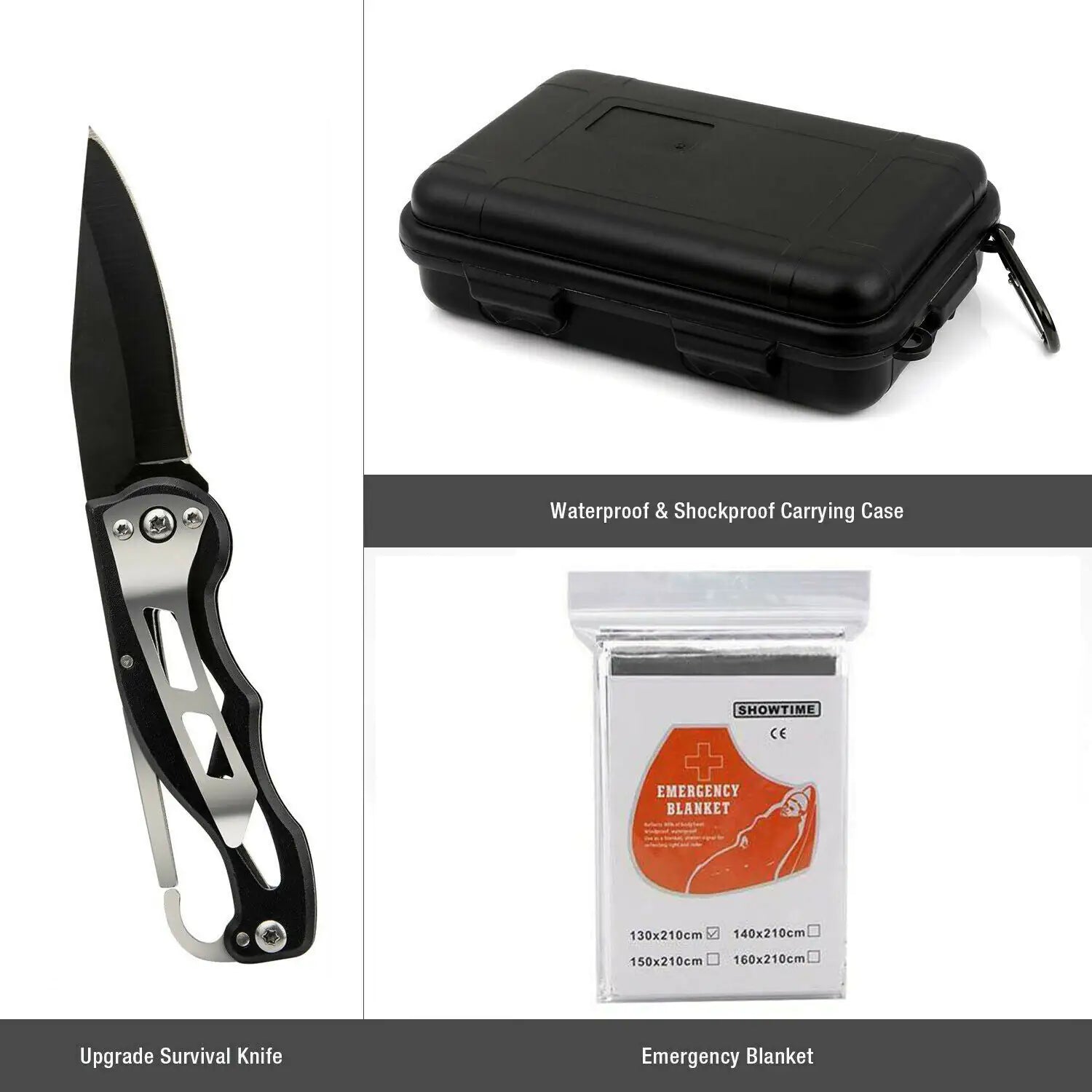 14-in-1 Outdoor Emergency Survival Kit Camping Tactical EDC Tools