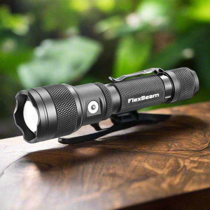 1200LM Zoom Hunting Flashlight 700M Range Gun Bike Mount