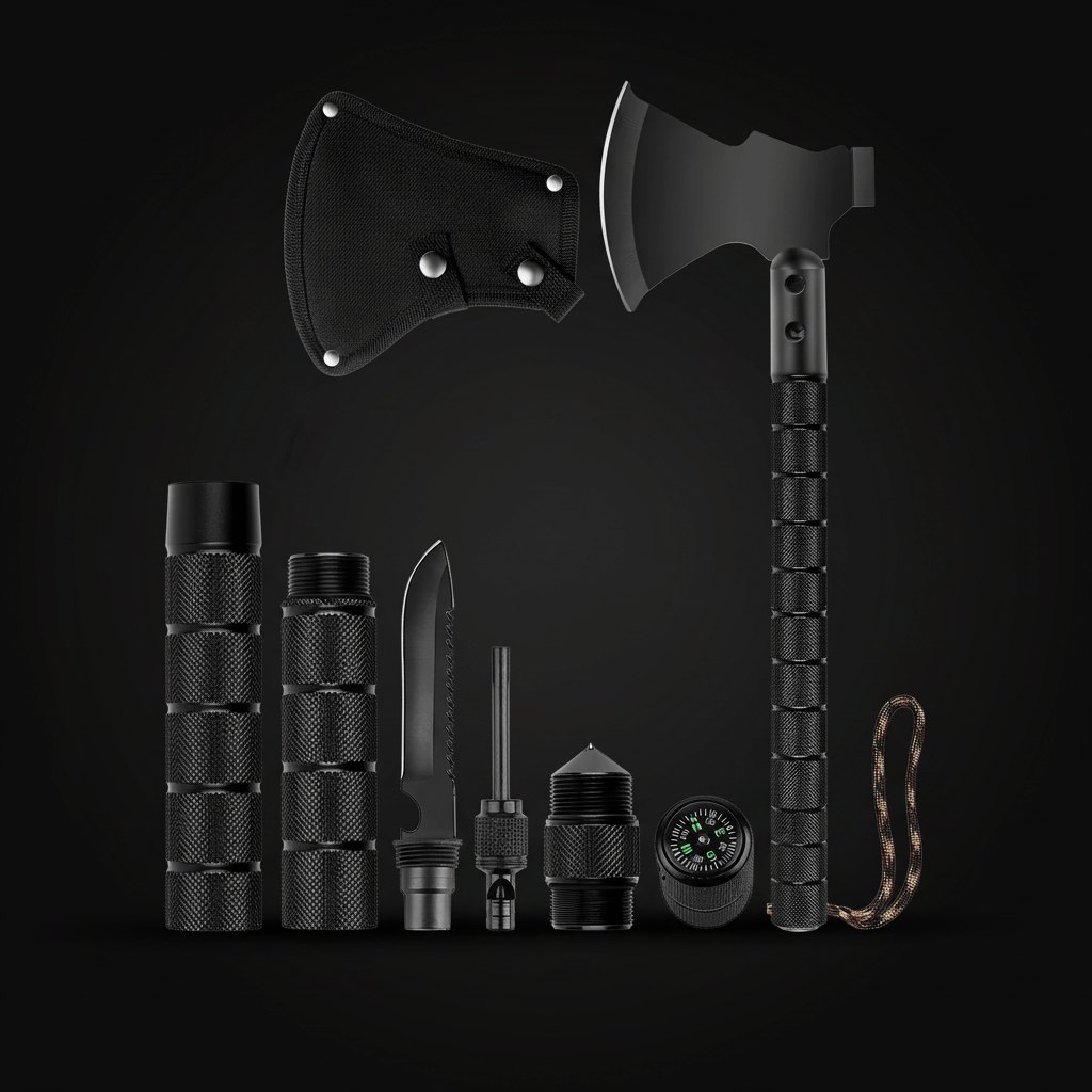 Stainless steel survival axe hammer | Camping, Rock Climbing