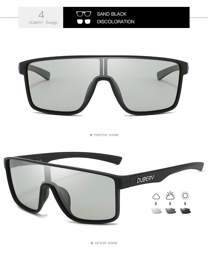 Men's And Women's Real Film One-piece Polarized Outdoor Cycling Fishing Sunglasses Sun Glasses