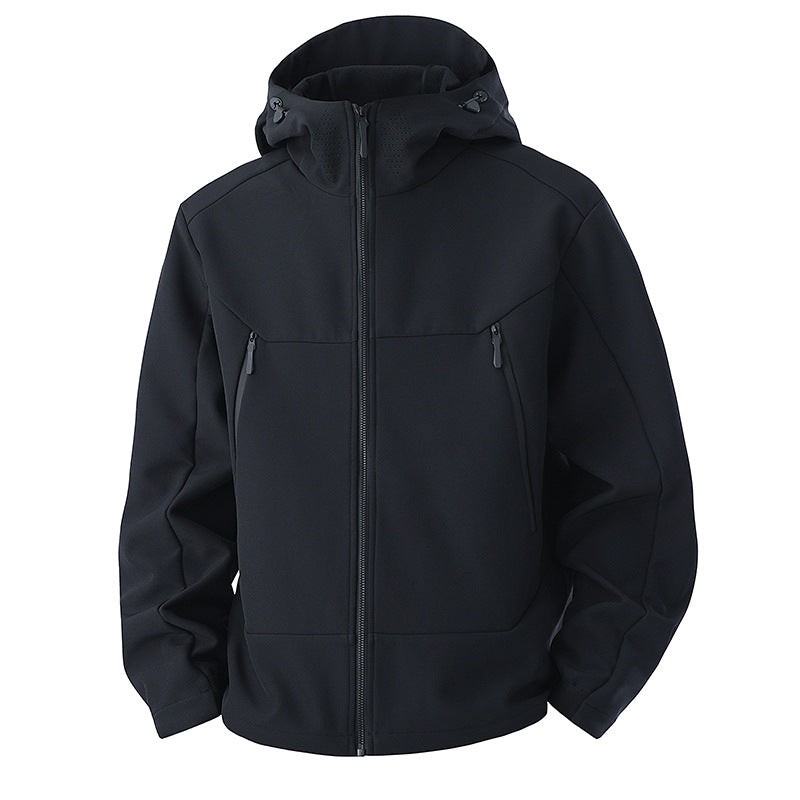 Soft Shell Men's Windproof Waterproof Outdoor Shell Jacket