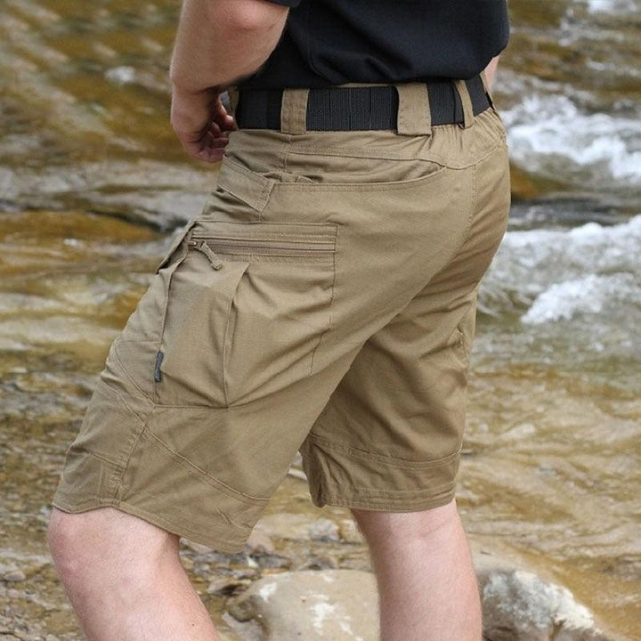 Mens Tactical Cargo Shorts Quick Dry Waterproof Multi Pocket Outdoor