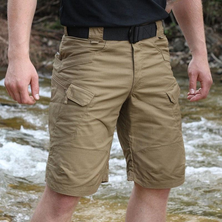 Mens Tactical Cargo Shorts Quick Dry Waterproof Multi Pocket Outdoor