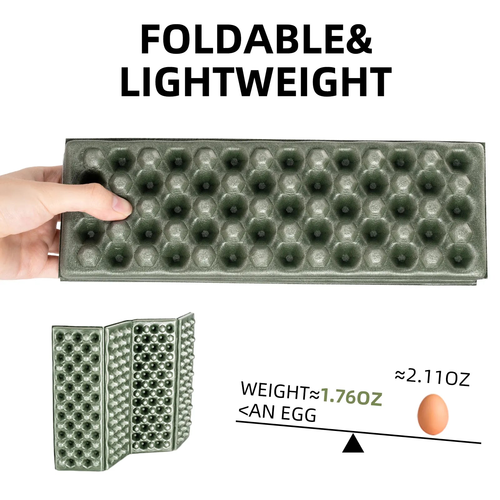 Folding Seat Pad Mat Foam Lightweight Portable Hiking Camping