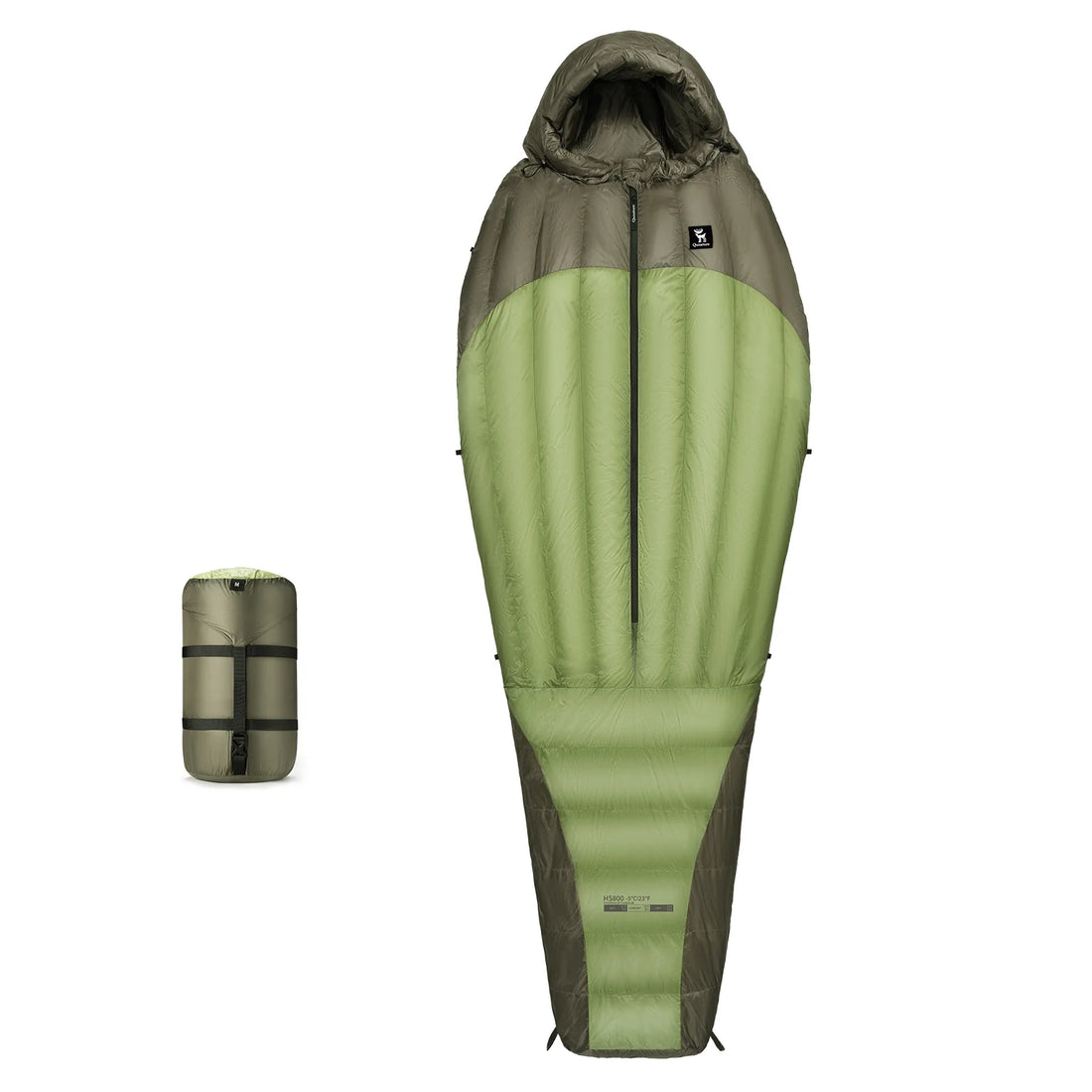 650 Fill Power Down Sleeping Bag Waterproof Mummy 23F